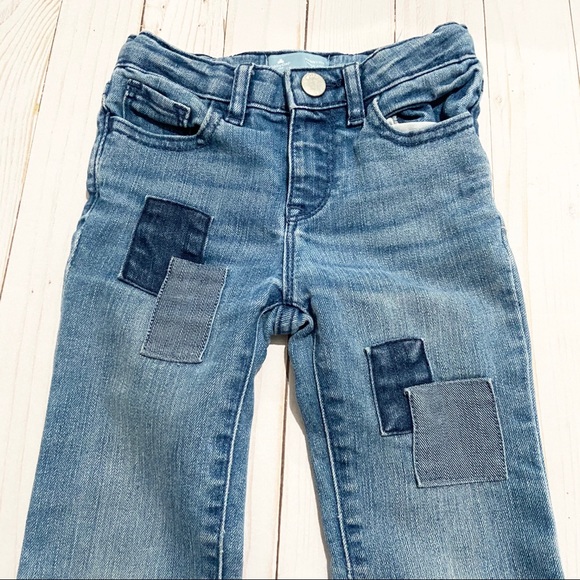 GAP Skinny Fit Patched Jeans Size 5 - Picture 1 of 4